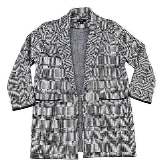 J.Crew Womens Wool & Cotton Blend Open Front Cardigan Blazer Small - 29" length - Picture 1 of 4